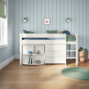Alternative view of Stompa CK Midsleeper Bed with Pull Out Desk and Chest