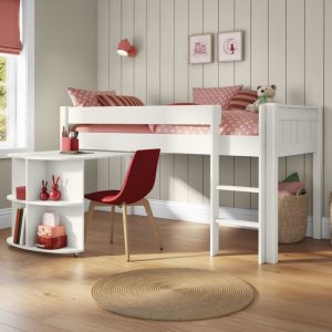 Stompa CK Midsleeper Bed with Pull Out Desk