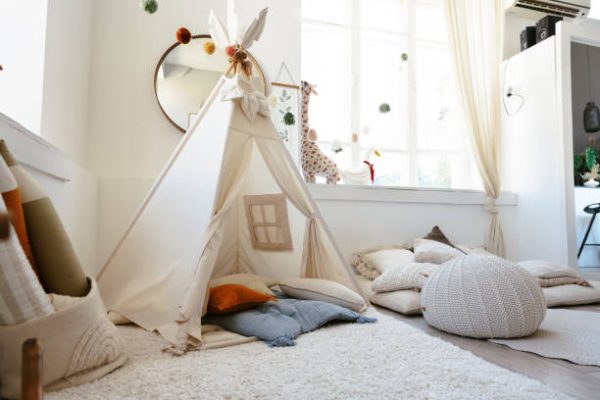 Teepee in a child's room
