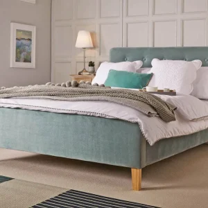 Romilly Velvet Double Bed