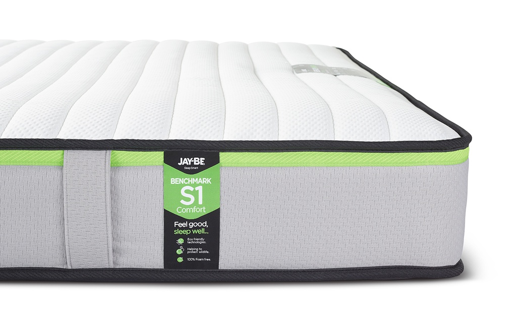 Benchmark S1 Comfort Double Mattress (135x190cm)