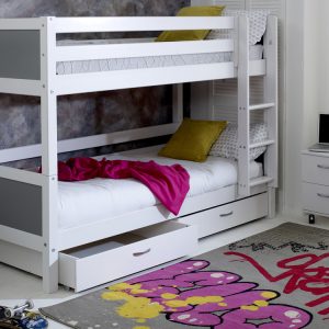 Nordic Bunk Bed 2 with under bed drawers
