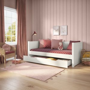 Stompa CK White Day Bed With Trundle