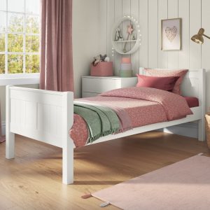 Stompa CK White Single Bed