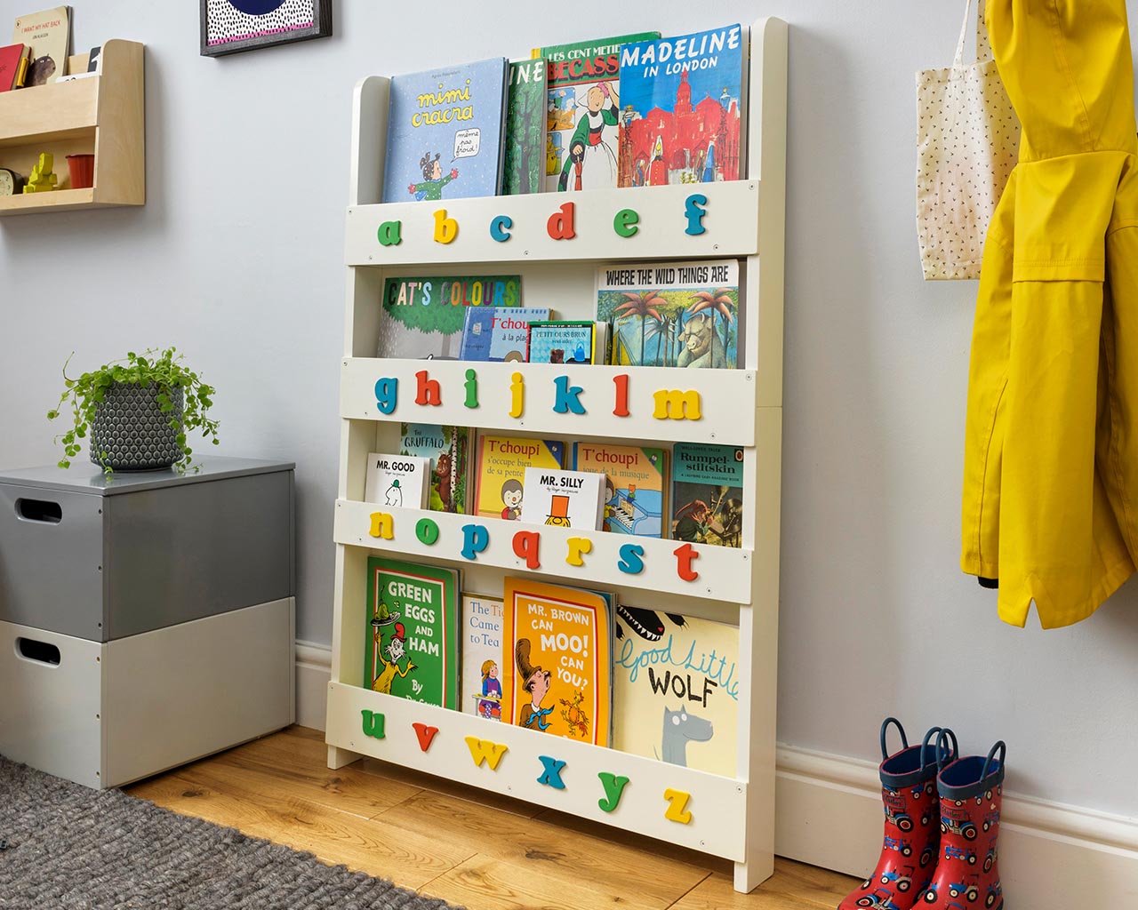 Open Facing Bookcase with lowercase letters - Image 22