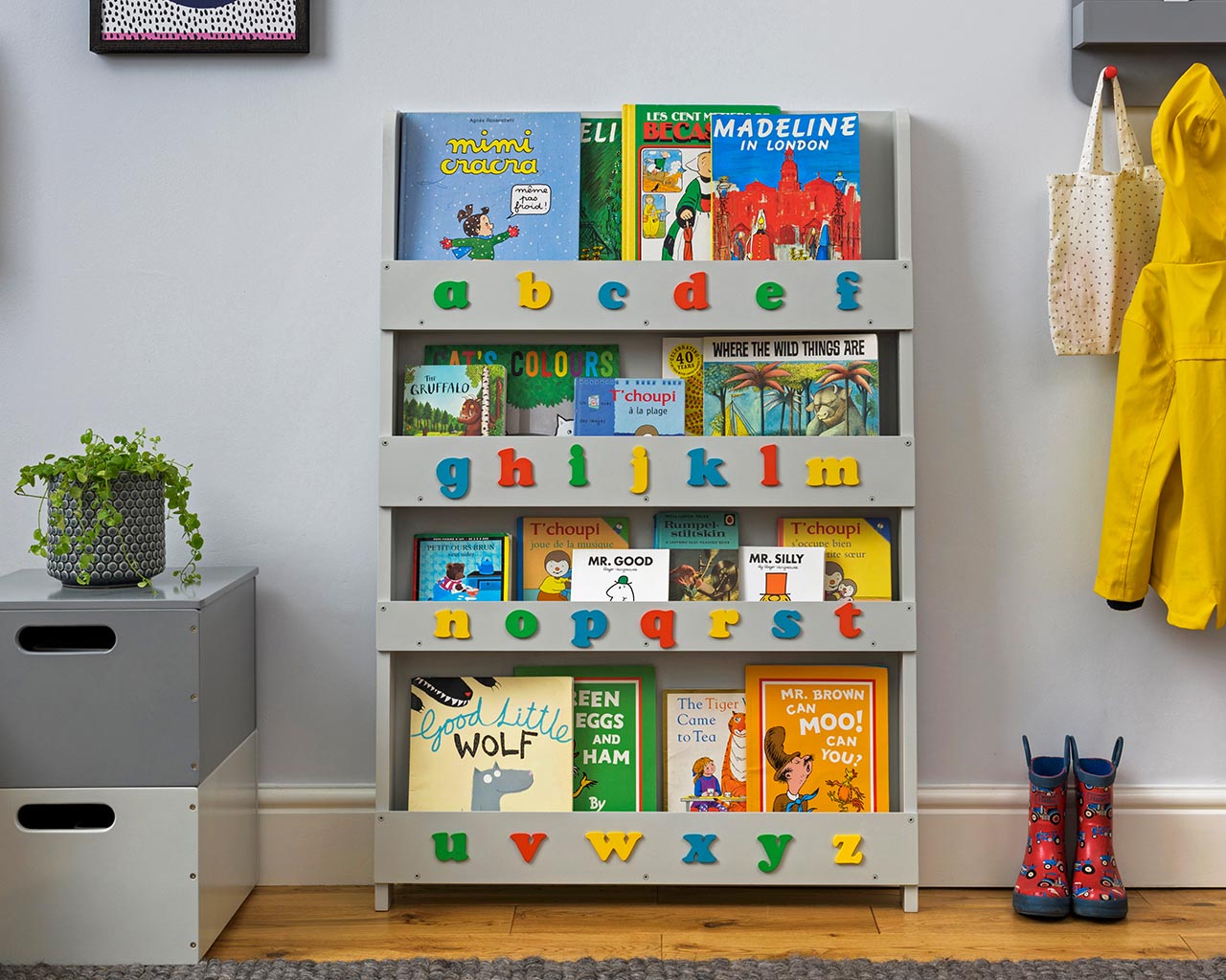 Open Facing Bookcase with lowercase letters - Image 16
