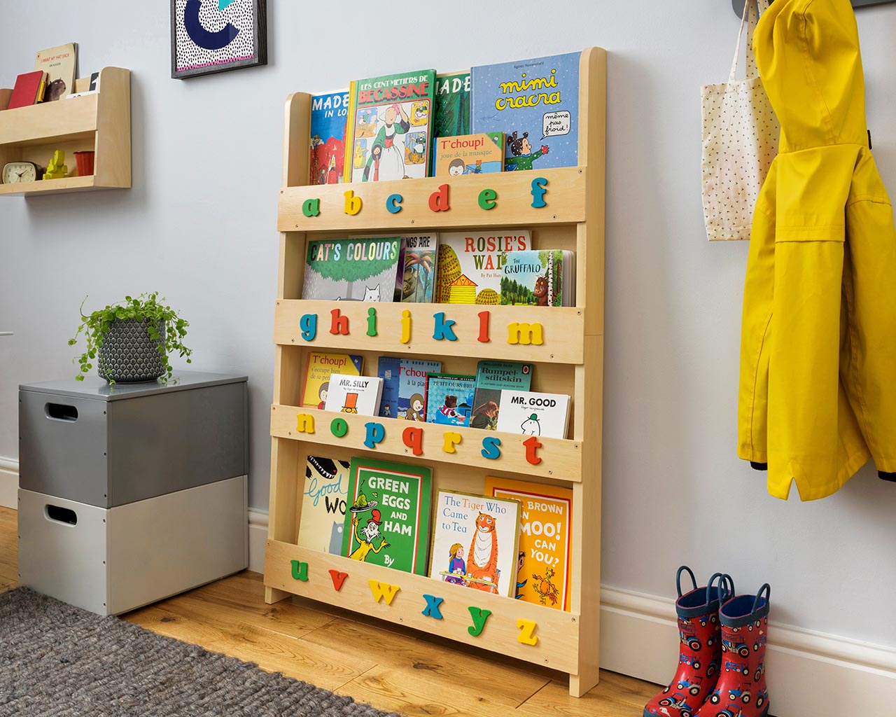Open Facing Bookcase with lowercase letters - Image 17