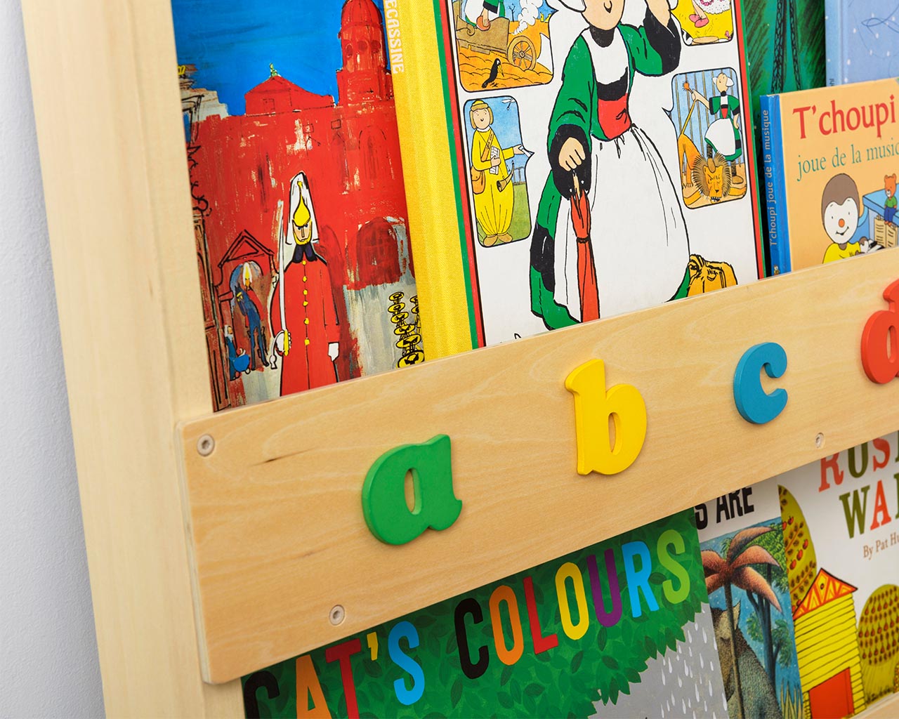 Open Facing Bookcase with lowercase letters - Image 19