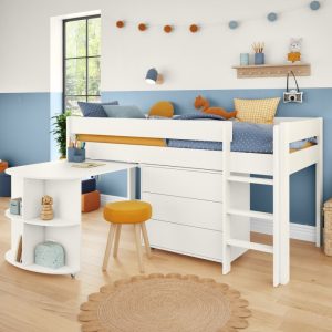 Alternative view of Stompa Uno 10 Midsleeper Cabin Bed with Pullout Desk and Chest