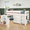 Stompa Uno 3a Midsleeper Cabin Bed with Desk, Chest & Storage Unit