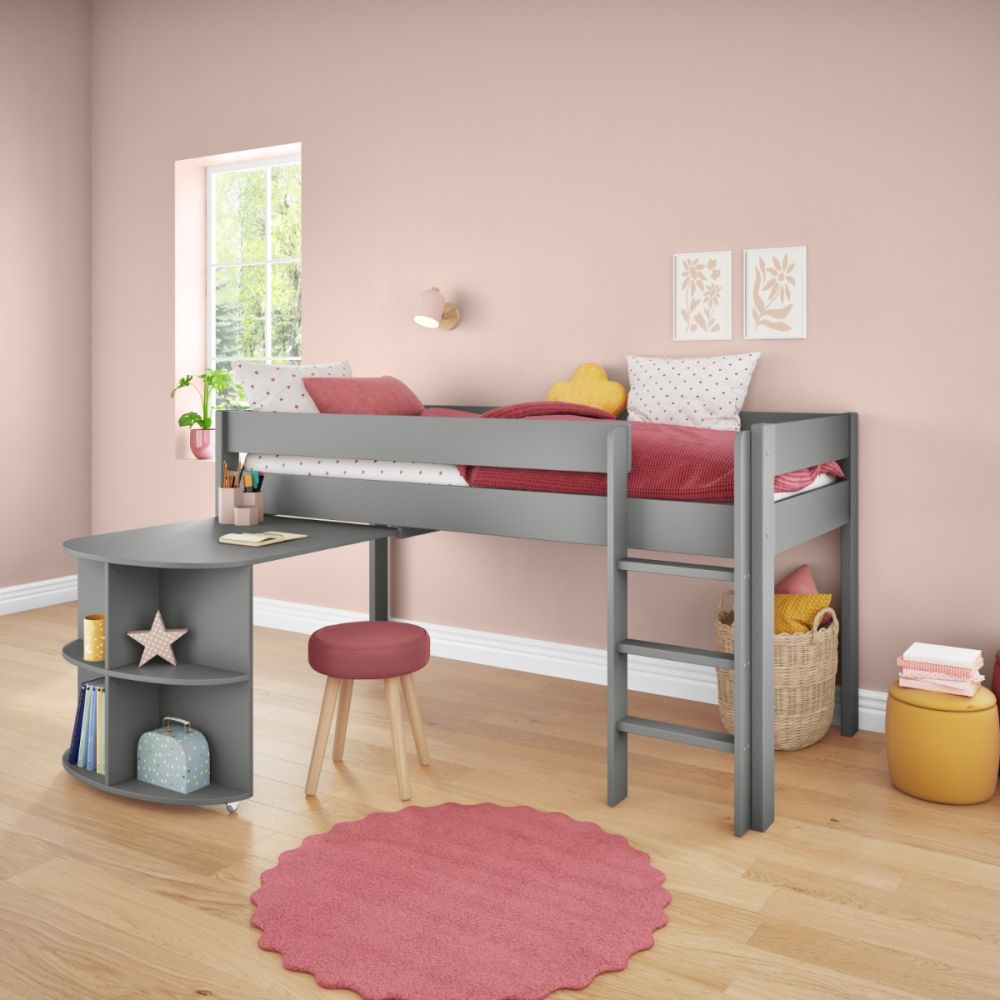 Stompa Uno 1 Midsleeper Cabin Bed with Pullout Desk - Image 6