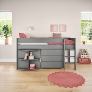 Stompa Uno 10 Midsleeper Cabin Bed with Pullout Desk and Chest - Image 8