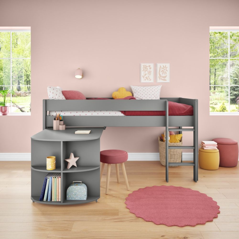 Stompa Uno 1 Midsleeper Cabin Bed with Pullout Desk - Image 7