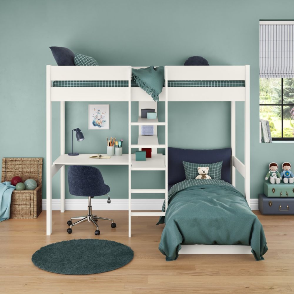 Stompa Uno 5 High Sleeper Bed with Desk and Sofa Bed - Image 3