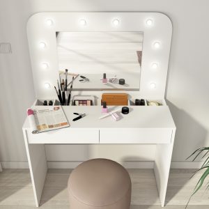 Trasman Hollywood Beauty Bar Dressing Table - Image 3
