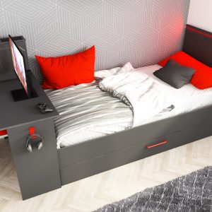 Trasman b Zone Gaming Single Bed With Trundle - Image 3
