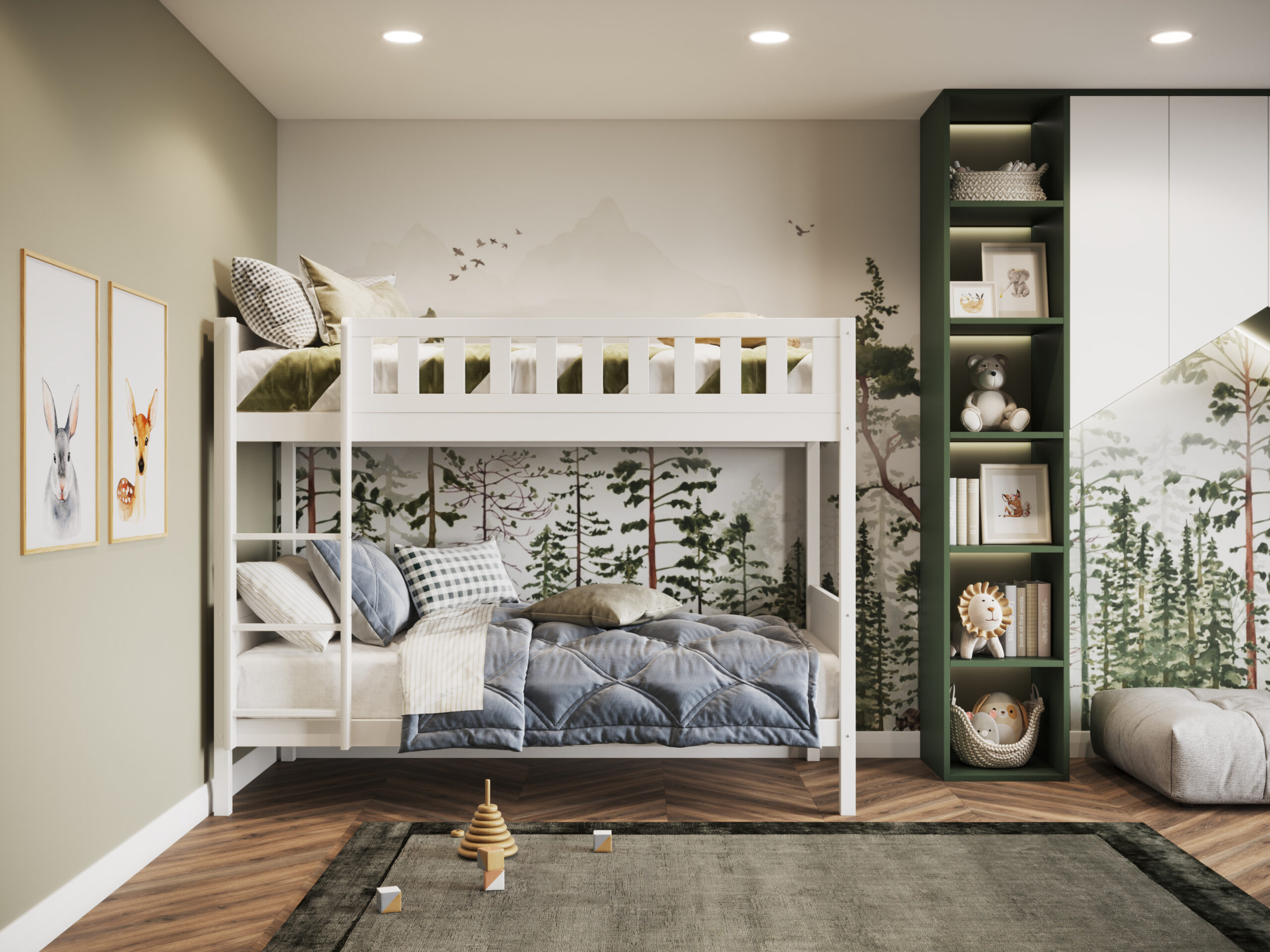Ashley White Bunk Bed - Image 2