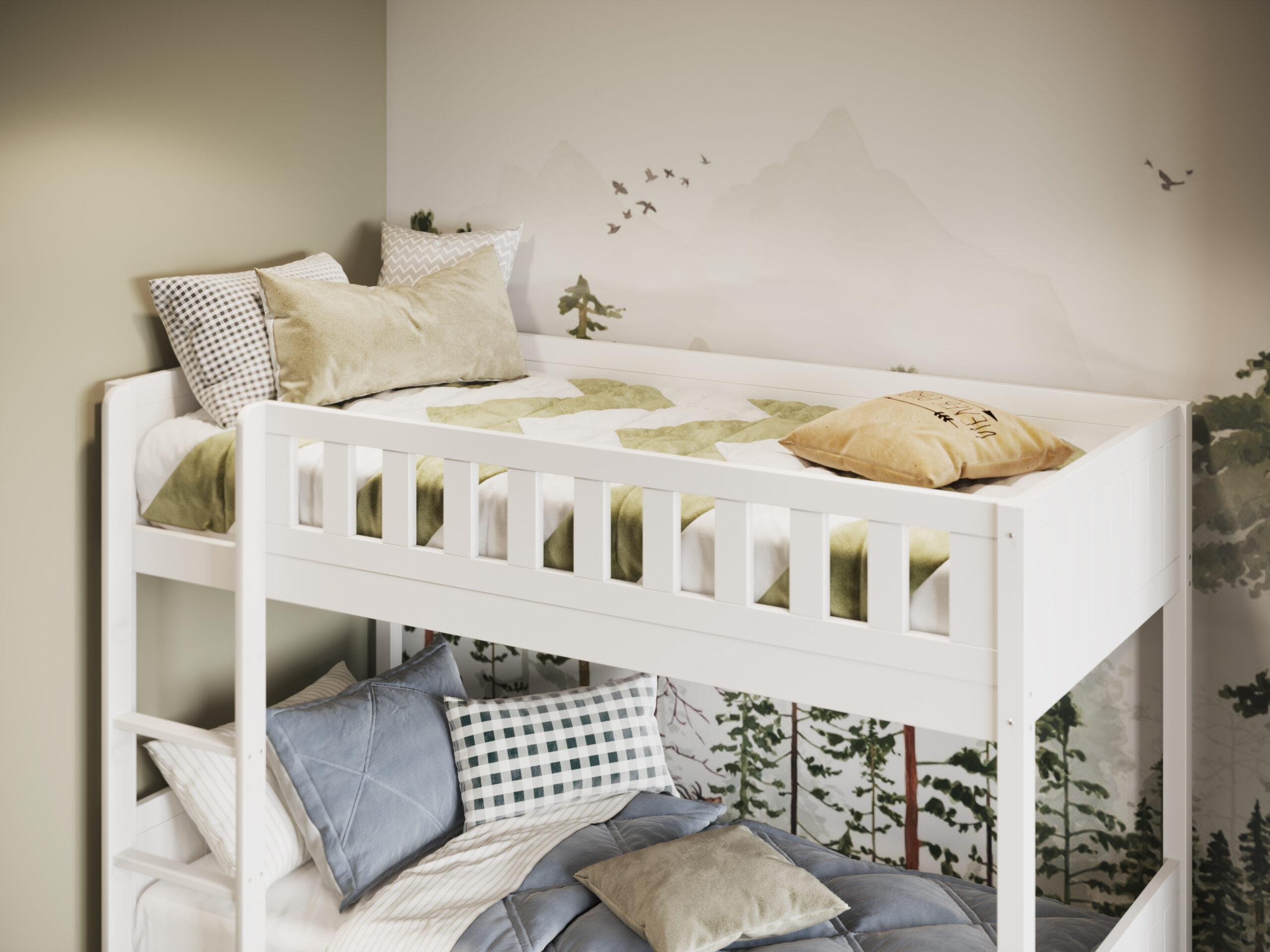 Ashley White Bunk Bed - Image 4