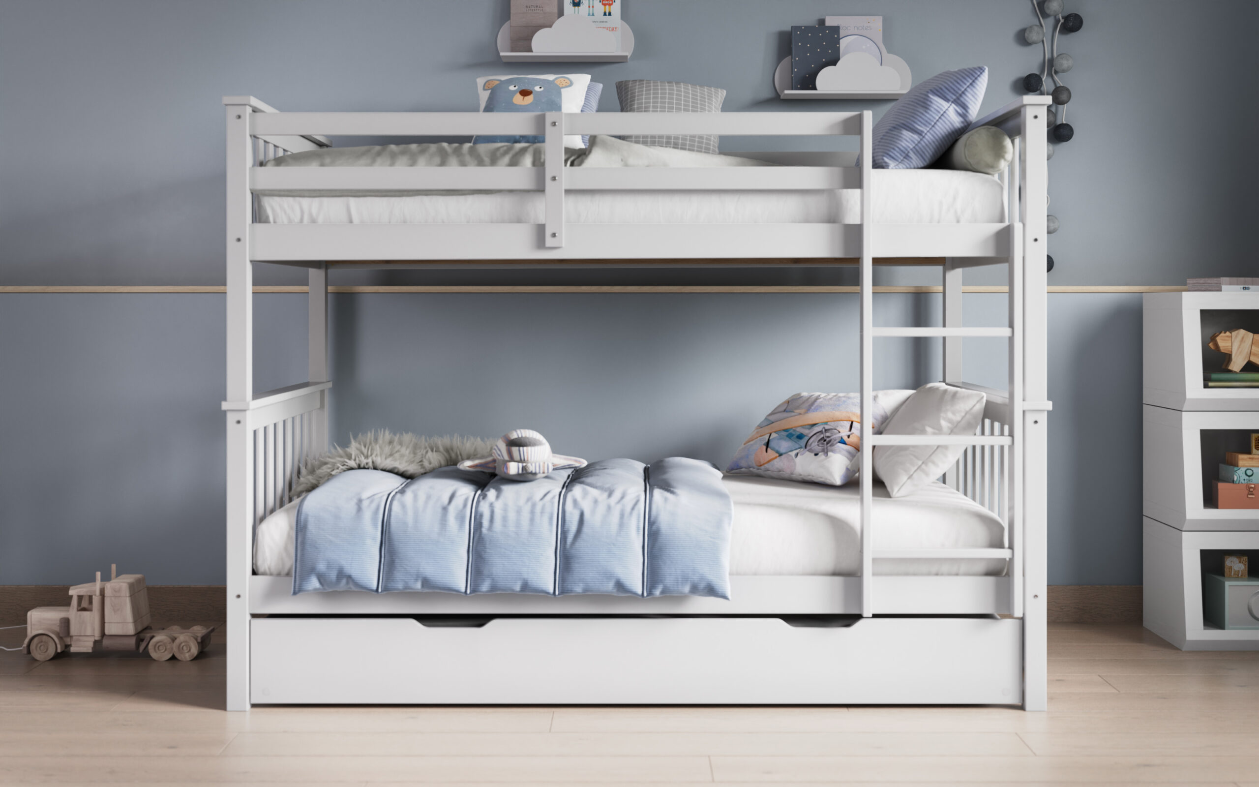Bowood White Detachable Bunk Bed - Image 2