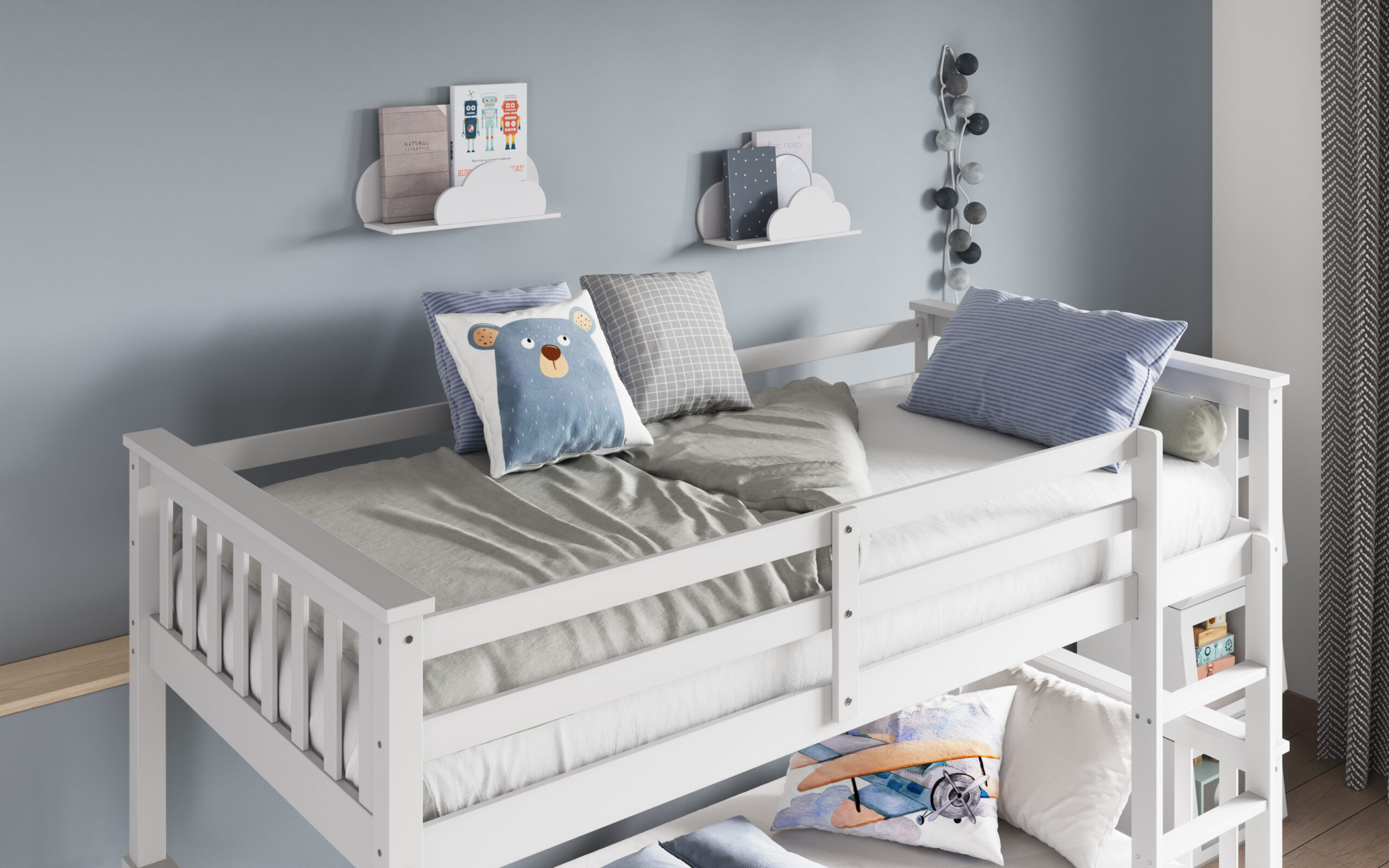 Bowood White Detachable Bunk Bed - Image 3