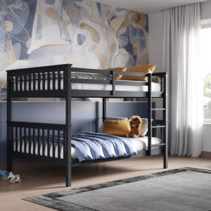 Daisy Small Double Bunk Bed - Grey