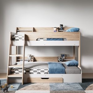 Soho Triple Bunk Bed Oak - Image 4