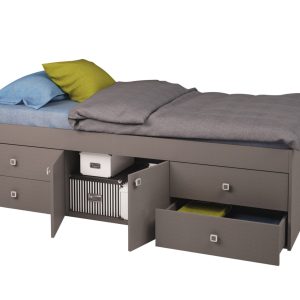 Alternative view of Merlin Captain's Cabin Bed - Grey