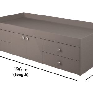 Merlin Captain's Cabin Bed - Grey - Image 5