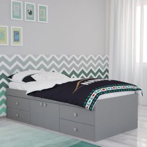 Merlin Captain's Cabin Bed - Grey - Image 7