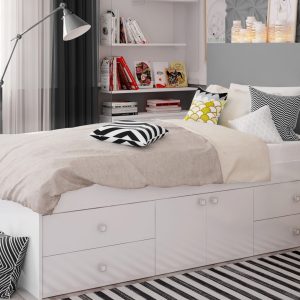 Alternative view of Merlin Captain's Cabin Bed - White