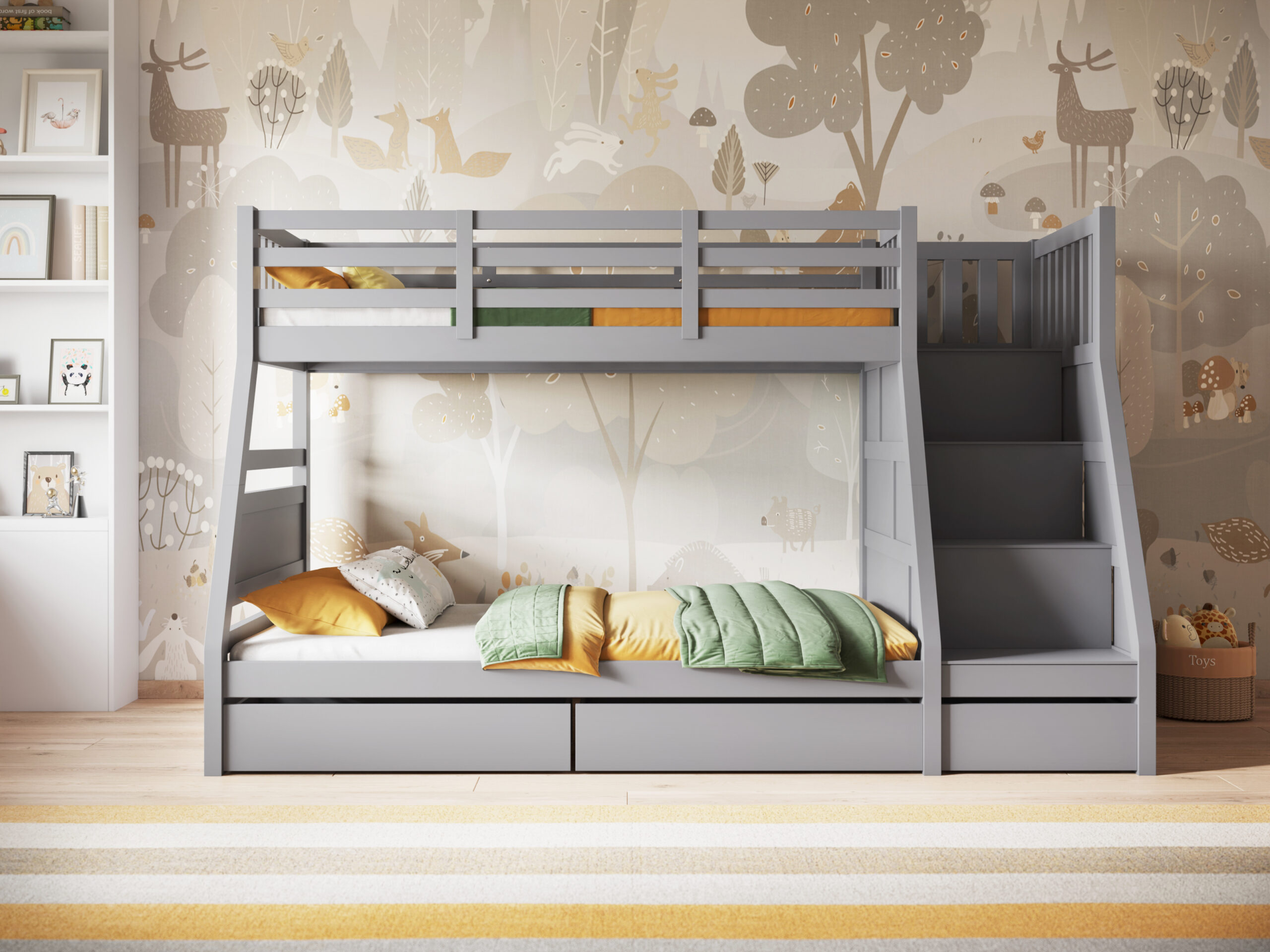 Fargo Grey Triple Bunk Bed - Image 8