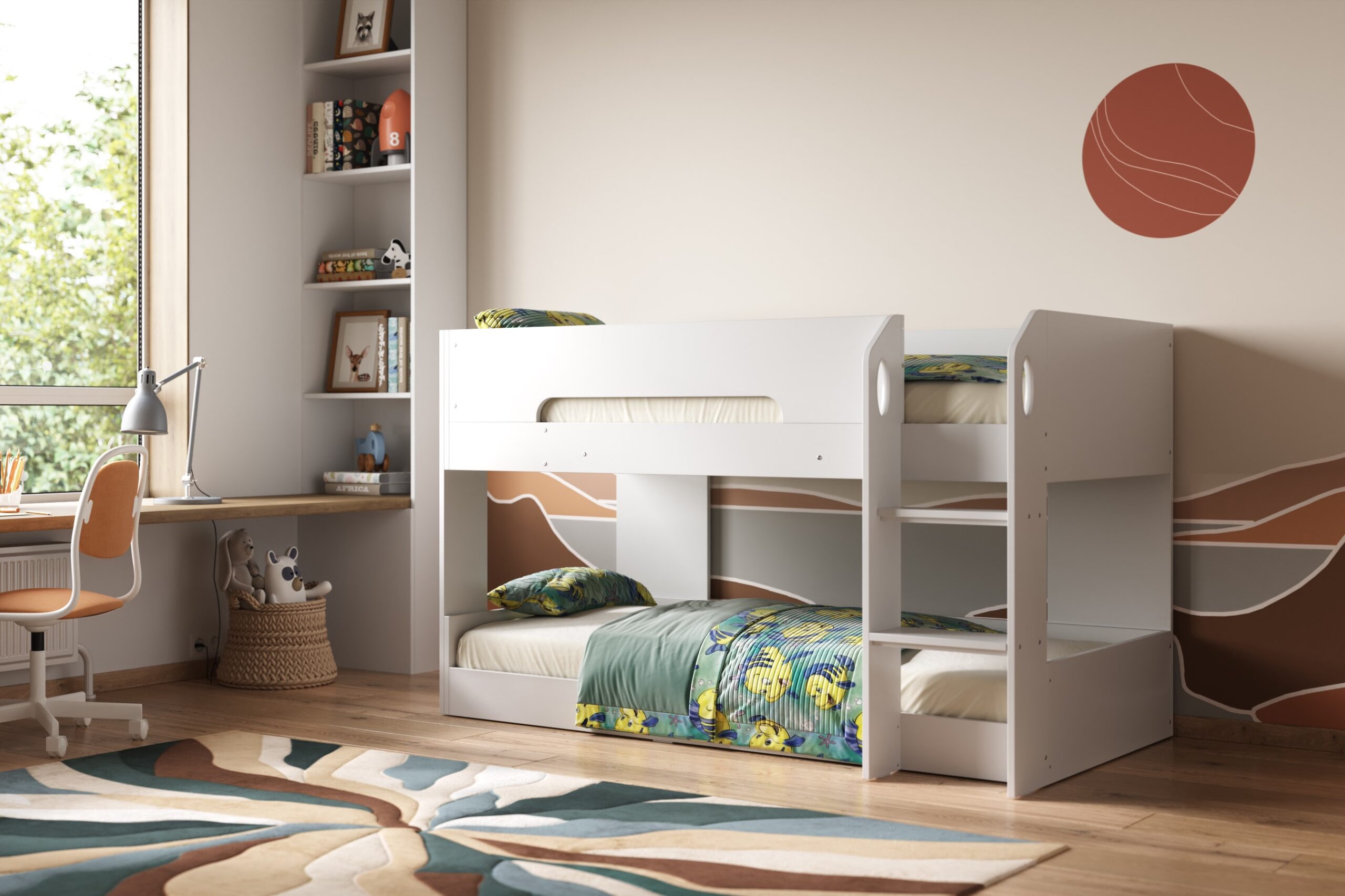 Brooklyn Pod Bunk Bed - White - Image 2