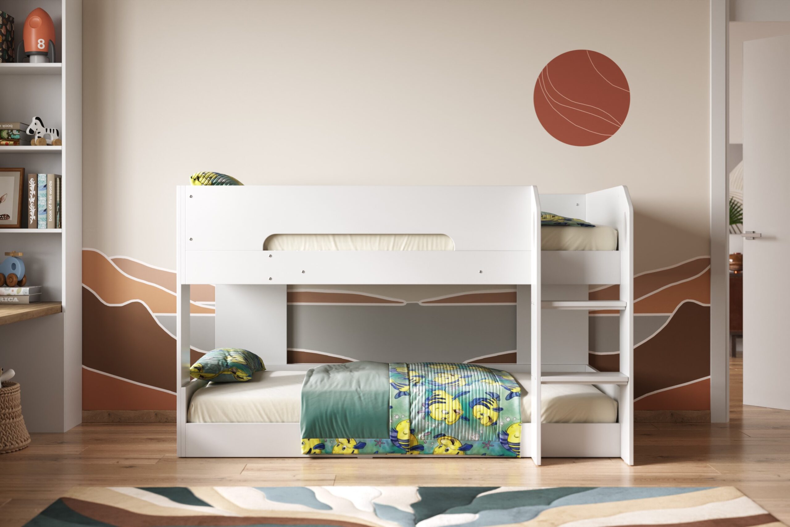 Brooklyn Pod Bunk Bed - White - Image 5