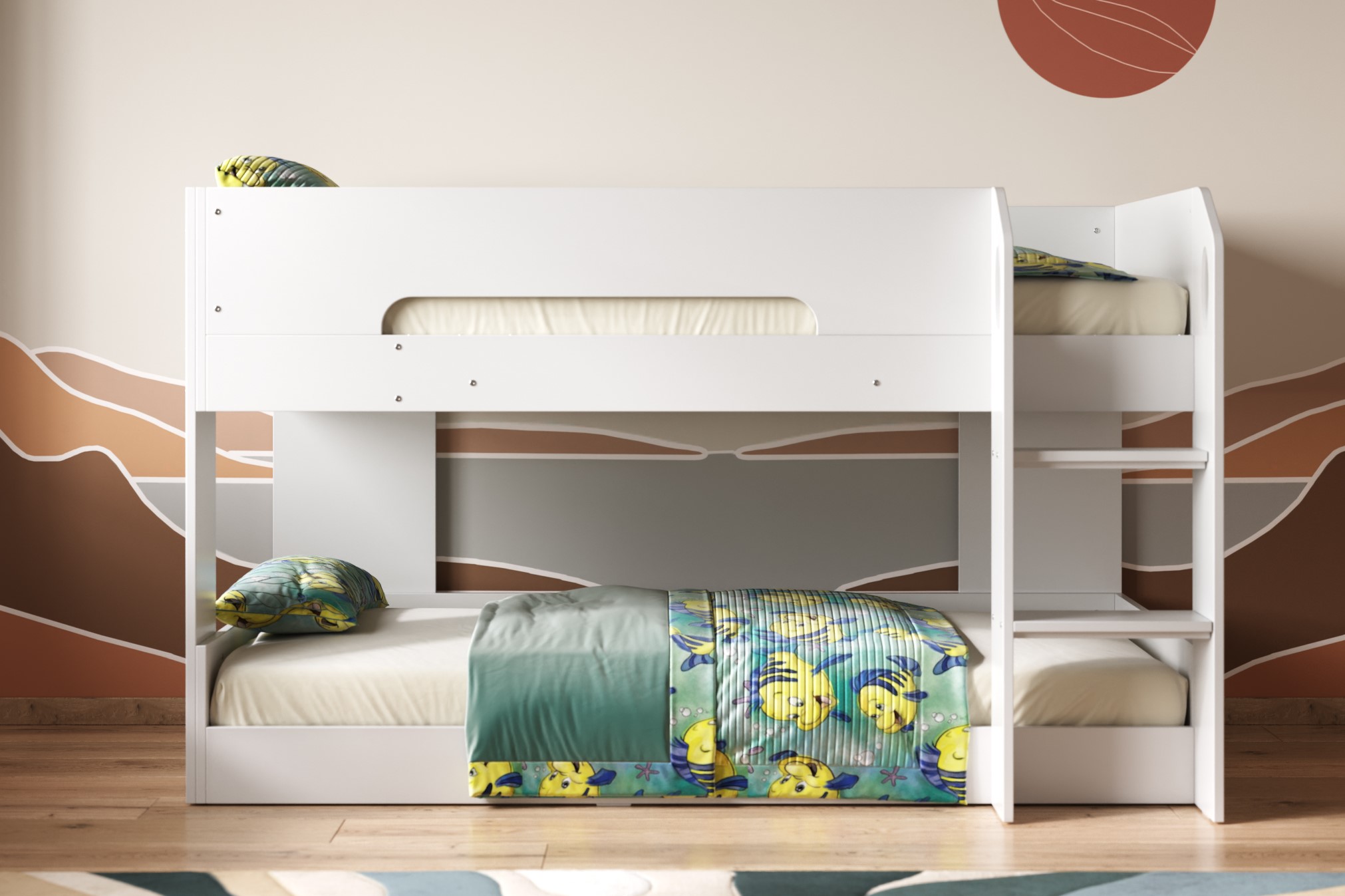 Brooklyn Pod Bunk Bed - White - Image 4