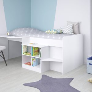 Rome Cabin Bed – White
