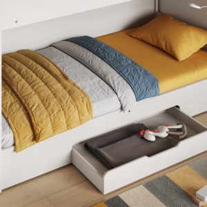 Sherbert Staircase Bunk Bed - White - Image 6