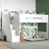 Seville Staircase High Sleeper Bed - White