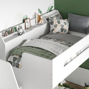 Seville Staircase High Sleeper Bed - White - Image 5