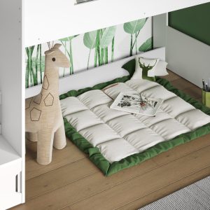 Seville Staircase High Sleeper Bed - White - Image 4