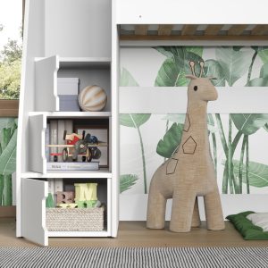 Seville Staircase High Sleeper Bed - White - Image 3