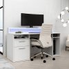 Saturn White Computer Gaming Desk