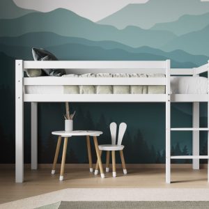 Warsaw White Shorty Midsleeper Bed - Image 3