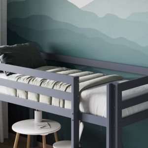 Warsaw Grey Shorty Midsleeper Bed - Image 3