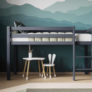 Alternative view of Warsaw Grey Shorty Midsleeper Bed