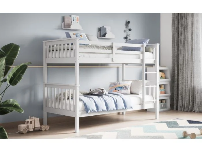 Bowood White Detachable Bunk Bed