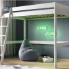 Tera Solid Wood White Small Double Highsleeper