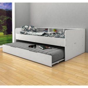 Relaxa Daybed with Pull-Out Guest Bed - White