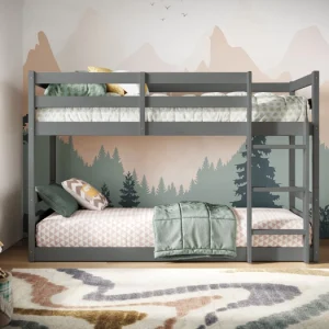 Alternative view of Milo Low Grey Bunk Bed
