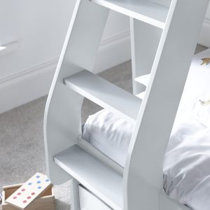 Alternative view of Lisbon White Triple Storage Bunk Bed