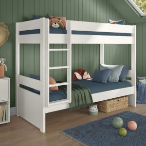 Uno White Detachable Bunk Bed